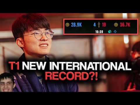 T1 NEW INTERNATIONAL RECORD?! Ft. @IWDominatelol and the Sack  | T1 vs. MAD MSI Bracket Stage