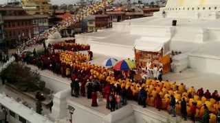 preview picture of video 'Puja at Boudha'