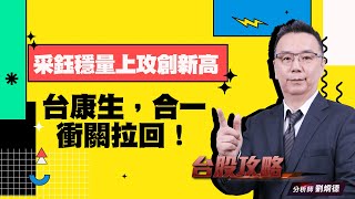 台康生，合一衝關拉回！采鈺穩量上攻創新高 (圖)