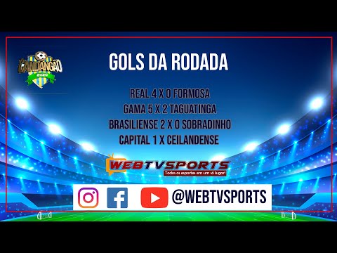 Gols 1ª Rodada Candangão 2020.