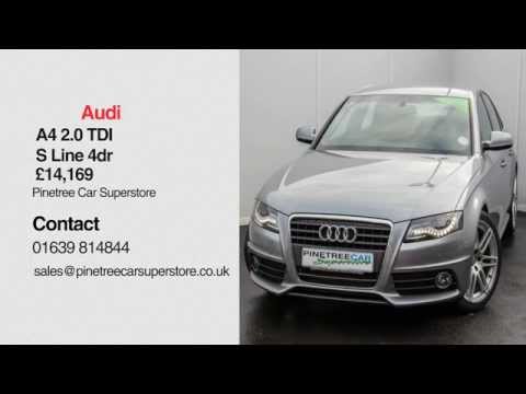 Pinetree car superstore reviews Audi A4 2.0 TDI S Line 4dr.