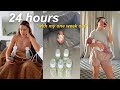 24 HOURS With My 1 Week Old Newborn FIRST TIME MOM Adjusting To This New Life