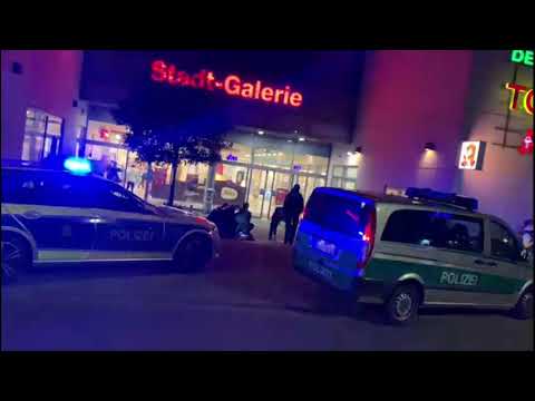 Wiesloch - Festnahme vor der Stadt-Galerie