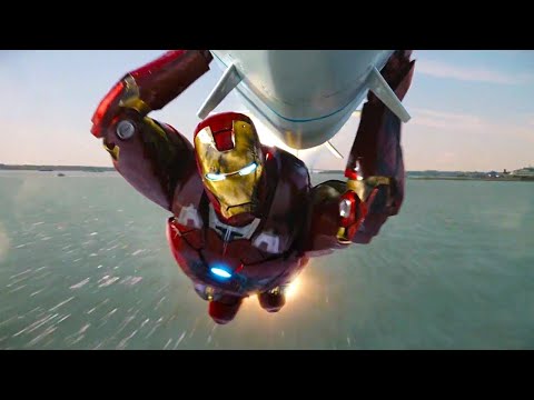 Demir Adam Nükleer Füze Sahnesi - Yenilmezler (2012)