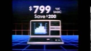 TRS-80 Model 3 Computer Commercial 80's Radio Shack