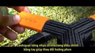 Holman -Úc: Vòi phun xoay tròn với ba cánh quạt nước (I-Green)