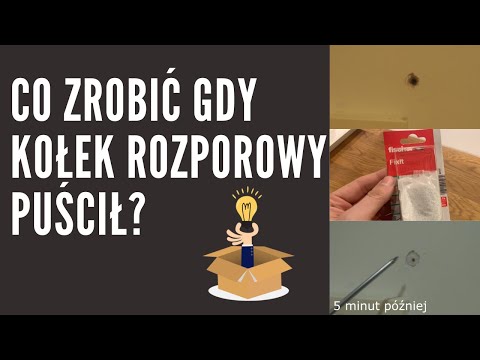 Co zrobić gdy kołek rozporowy puścił? Jak naprawić ubytek i ponownie przykręcić element kołkiem?