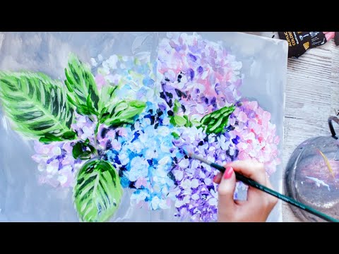 PAINTING TUTORIAL Acrylic Ocean for Beginners | Katie Jobling Art