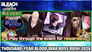 Bleach: Brave Souls - Thousand-Year Blood War Boss Rush 2026 Event (PS5 1440p)