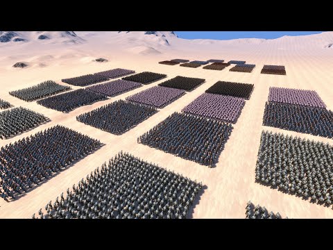 Golden Knights, Spartans, Romans & Heavy Knights VS Forces Of Evil - Ultimate Epic Battle Simulator