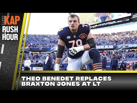 REKAP Rush Hour 🚗: Theo Benedet replaces Braxton Jones at left tackle for the Chicago Bears