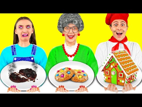 Me vs Grandma Cooking Challenge | Who Wins the Cooking War by 4Fun Challenge