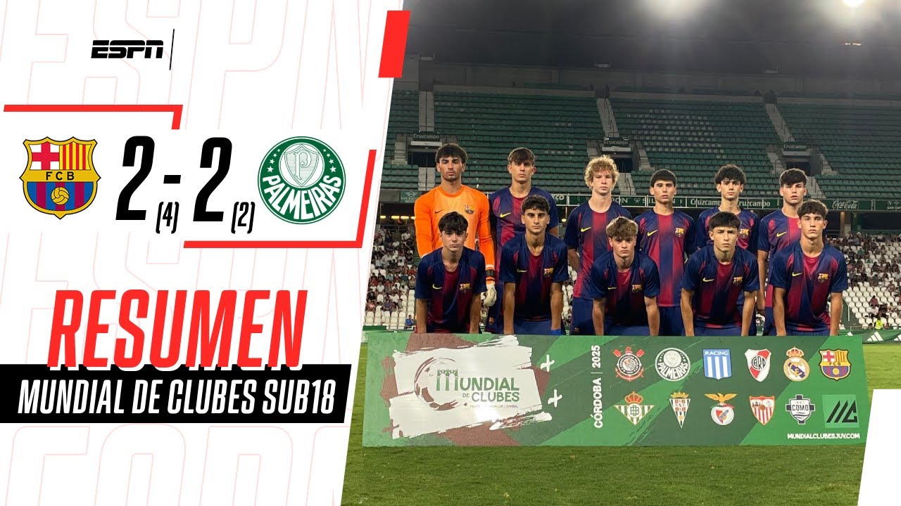 RACING TIENE RIVAL: EL BARÇA GANÓ ANTE EL VERDAO Y ES FINALISTA | Barcelona 2-2 Palmeiras | RESUMEN