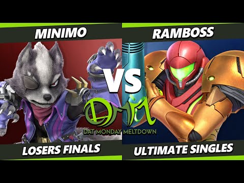 DAT MM 284 Losers Finals - MiniMo (Wolf) Vs. RAMBOSS (Samus) Smash Ultimate - SSBU