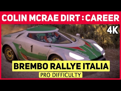 Colin McRae DiRT in 4K - Career - #57 Brembo Rallye Italia - Pro Difficulty