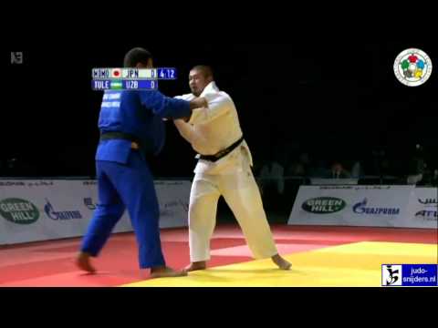 Judo 2012 Grand Prix Abu Dhabi: Momose (JPN) - Tulendibaev (UZB) [+100kg] semi-final