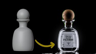 Create This Tequila Bottle In 13 Mins | 3D Product Visualization| Blender 4.2 | Speed Tutorial