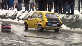 Mateusz Piekarz / Damian Rolka Fiat 126p - SuperOes Gorlice 2013-02-24