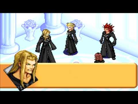 Kingdom Hearts Chain of Memories (GBA) Cutscene #78 The Organization blackmail Vexen