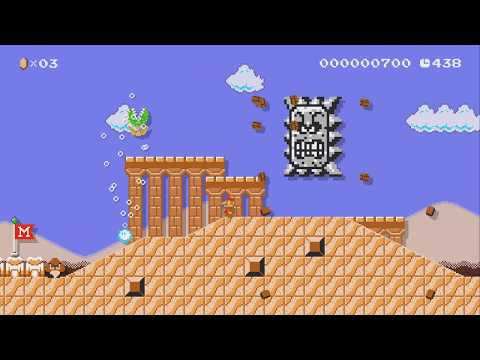Withered Temple by Prof. B - Super Mario Maker 2 - No Commentary 1bw