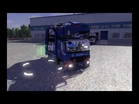 Euro Truck Simulator 2 Mercedes Actros MP3 + Trailer