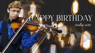 Happy Birthday Cover Violin versi aransemen Selama...
