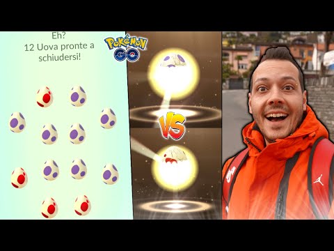 SCHIUDO *12 UOVA* DA 12 KM & 10 KM! - Pokémon GO
