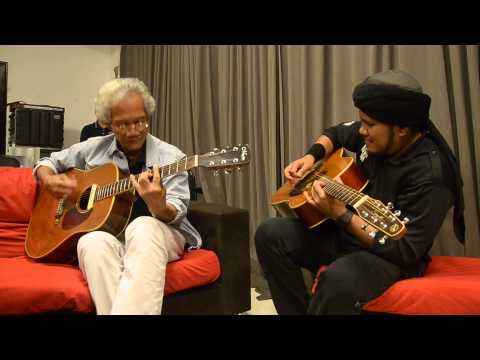 Goreng Blues bersama The Living Legend Abang Rom ROTTW di AlFarabiBand Music Studios