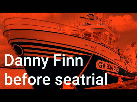 Newbuilding Danny Finn just before seatrial