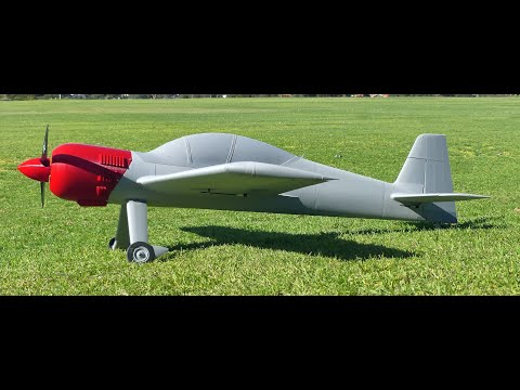 3d-printed SU-29 1100mm maiden flight