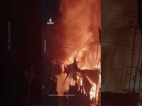 Six children among 11 people killed in Indonesian market fire