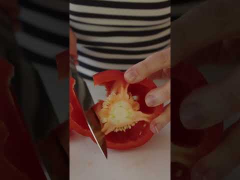Paprika richtig schneiden | What The Hack?! 🫑