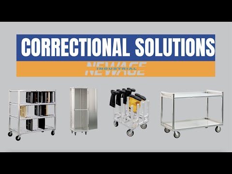 New Age 96707 Tray Drying Rack, mobile, 4 tray levels, 192 tray capacity