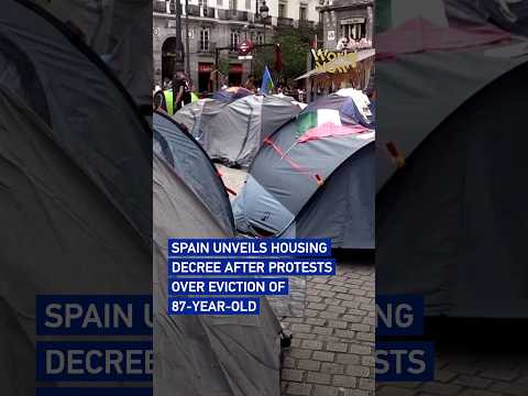 Spain unveils housing decree after protests over eviction of 87-year-old #worldnow