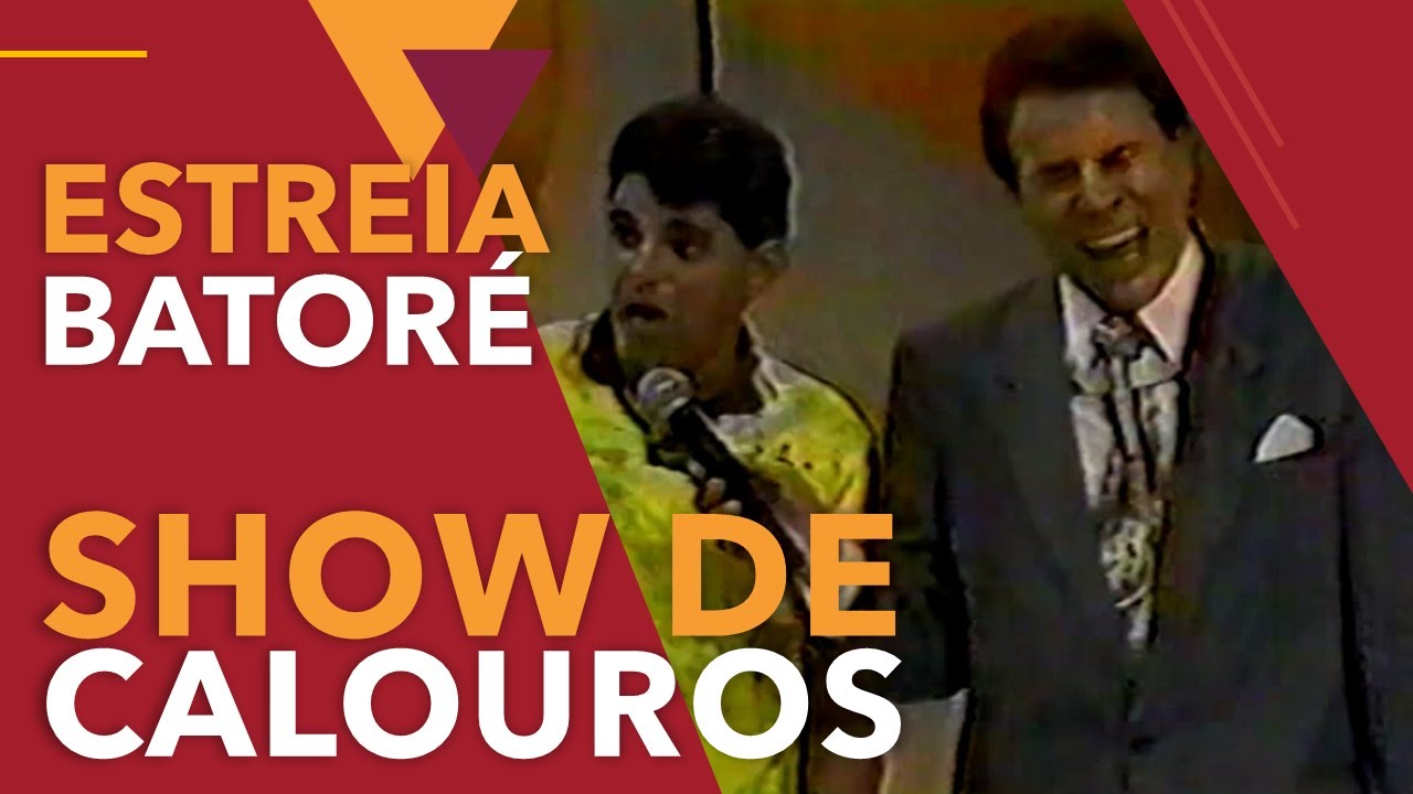 ESTREIA DE BATORÉ NO SHOW DE CALOUROS – 1992