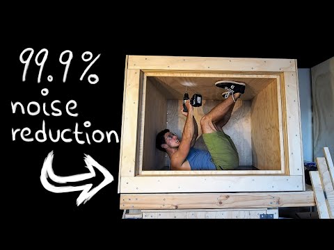 Building A CNC Enclosure (30 dB Noise Reduction) + Milling Wooden Climbing Holds