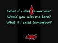 About Last Night-What if i died tomorrow(with ...