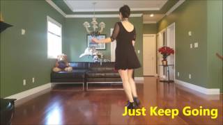 I'm already gone Line Dance with 2 Speed Demo and Tutorial