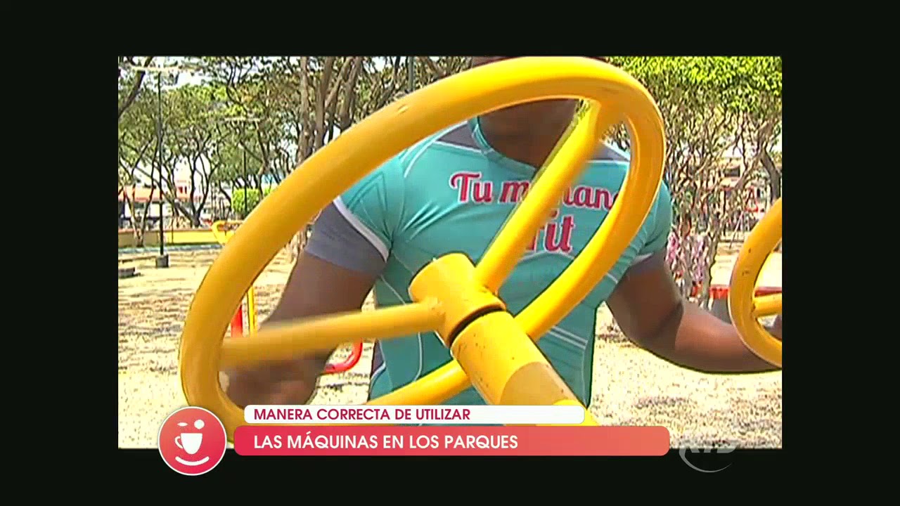 Conoce la manera correcta de utilizar maquinas de ejercicios en los parques