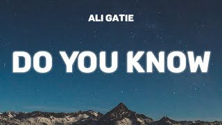 Ali Gatie - Do You Know (Lyrics)