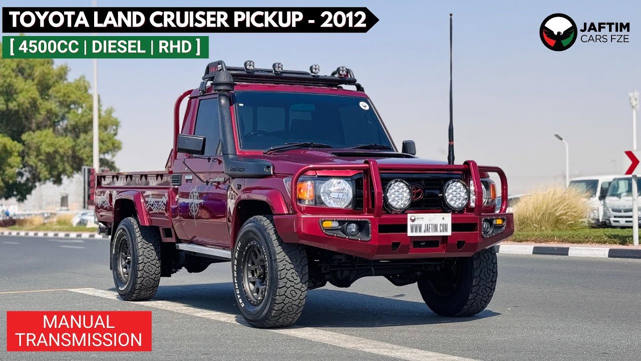 Toyota Land Cruiser Pick Up SINGLE CABIN PICKUP | BULL BAR | ROOF RACK | RHD | MANUAL TRANSMISSION | 4.5L DIESEL ENGINE | 4 X 4 video