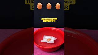 Who Will Win Tissue Papers Vs Egg?