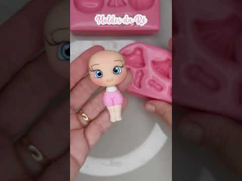 Passo a passo Bonequinha para Aplique