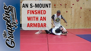 Take an S MOUNT and GRAB the ARMBAR!