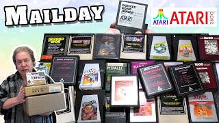 Atari 2600 & 400 Mail-Day Unboxing and Game Play!