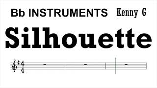 Download lagu Silhouette Kenny G Bb Instruments Sheet Music Backing Track Play Along Partitura mp3