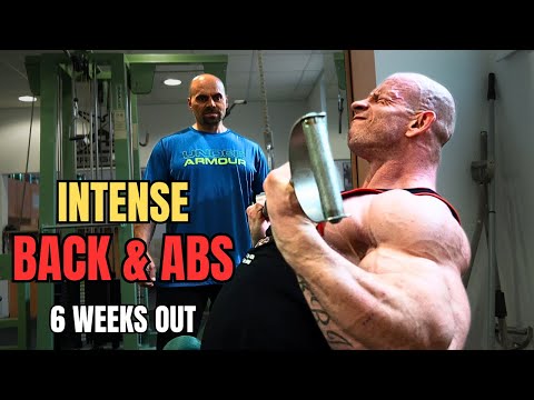 He PUSHED Me to the LIMIT! BACK & ABS at 6 Weeks out