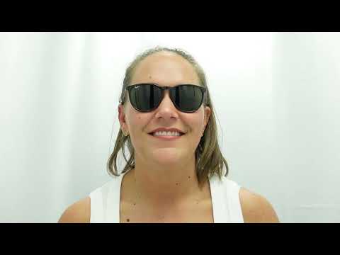 Woman model wearing Ray-Ban Erika 4171 710/71 54mm Sunglasses