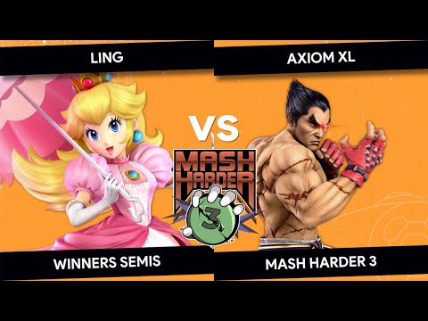 MASH HARDER 3 - Axiom XL (Kazuya) vs Ling (Peach) - Winners Semis