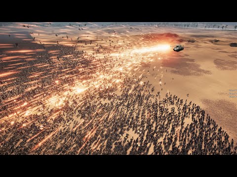 SHERMAN TANK FULL AUTO vs 2 MILLION SPARTANS - Ultimate Epic Battle Simulator 2